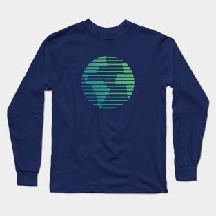 Minimalist Earth Long Sleeve T-Shirt